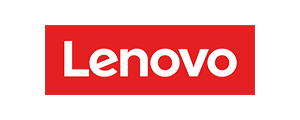 Red rectangular logo with "Lenovo" in white text.